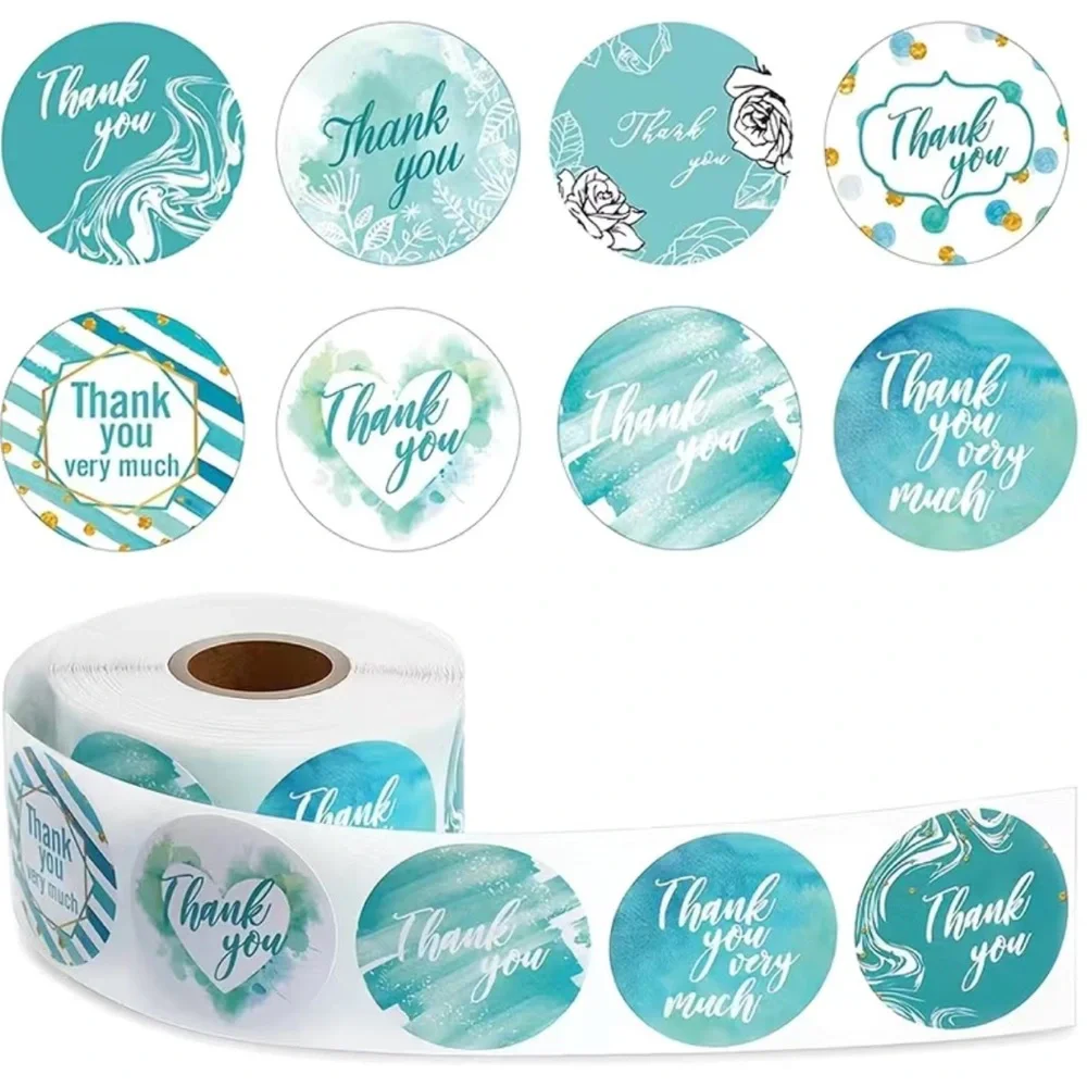 250 Thank You Stickers Business Mail Office Gifts Shipping Greeting Labels